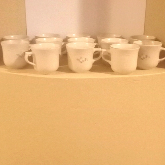 VTG- Pfaltzgraff Silver Heirloom 13 Cup Bundle - Picture 9 of 10